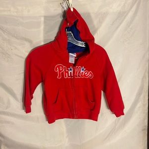 Philadelphia Phillies Majestic Hoodie Jacket Child 5/6